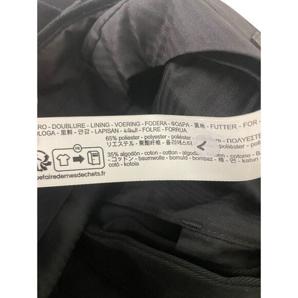 Massimo Dutti Mens Trousers Pants EU 40 US 31 Tapered Fit Black 0011/040 NWT - Picture 8 of 10